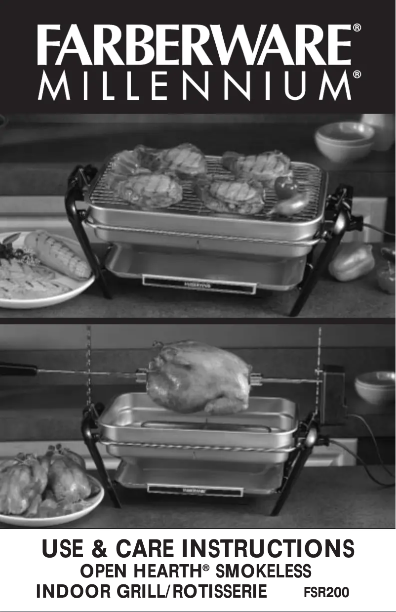 Page 1 de la notice Manuel utilisateur Farberware FSR200