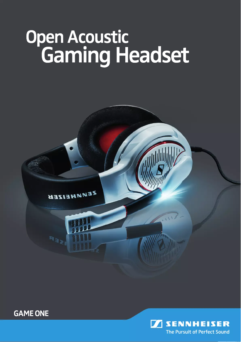 Page 1 de la notice Manuel utilisateur Sennheiser Game One