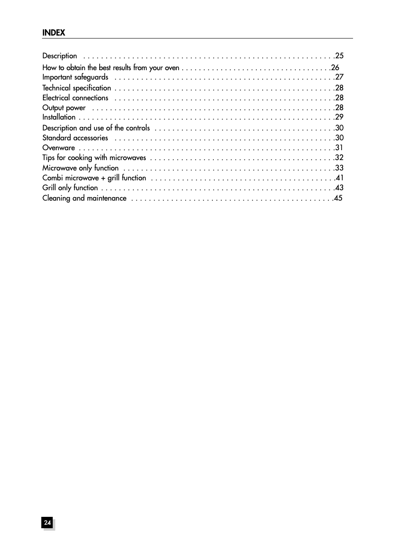 Page n°1 - Manuel utilisateur DeLonghi MW 602