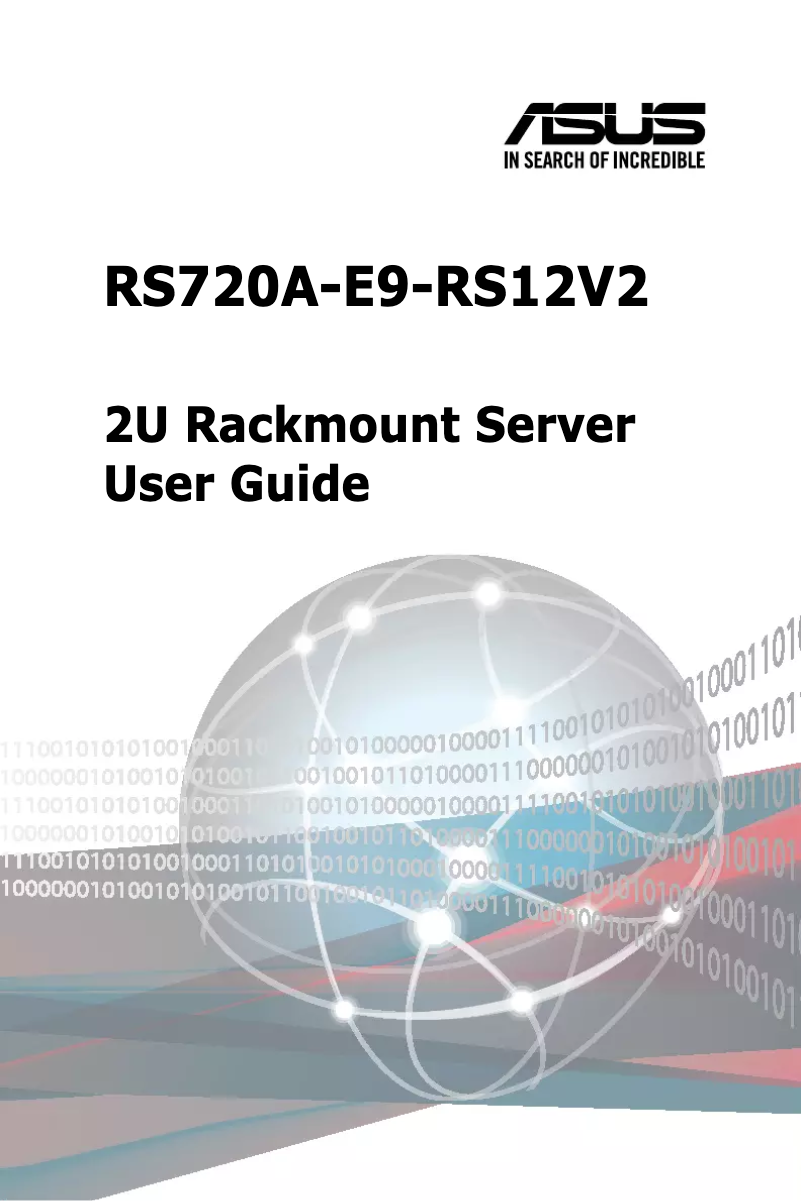 Page 1 de la notice Manuel utilisateur Asus RS720A-E9-RS12V2