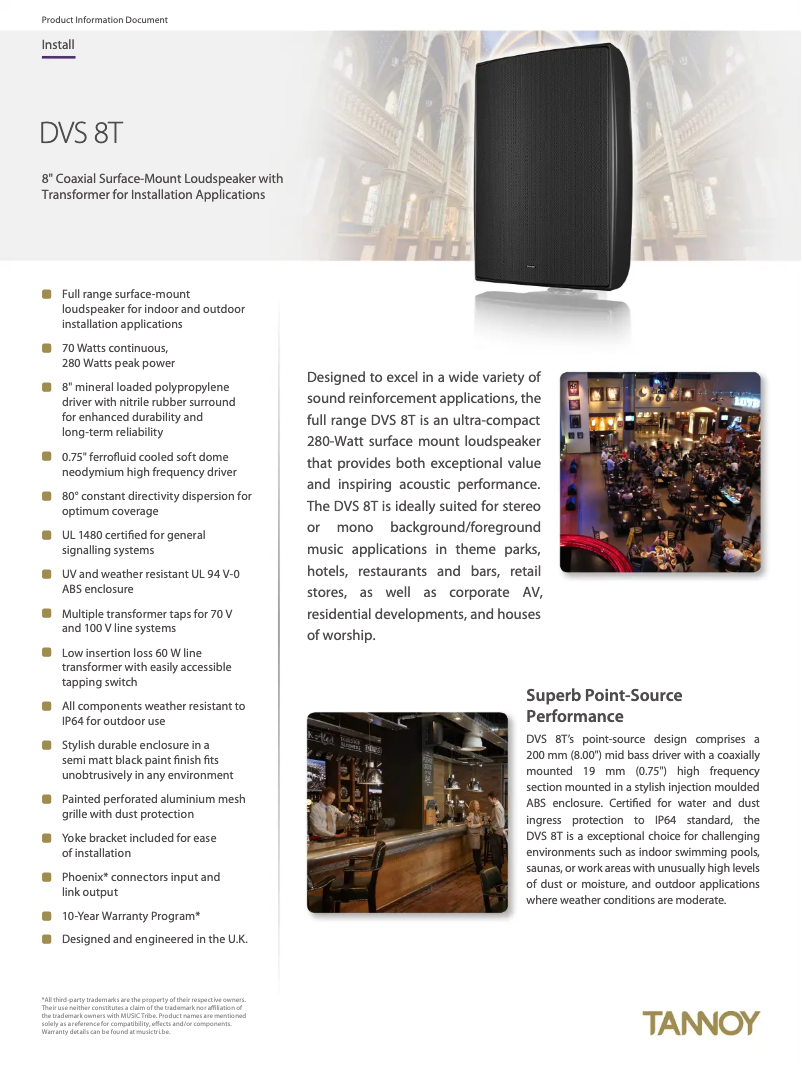Image de la première page du manuel de l'appareil DVS 8T