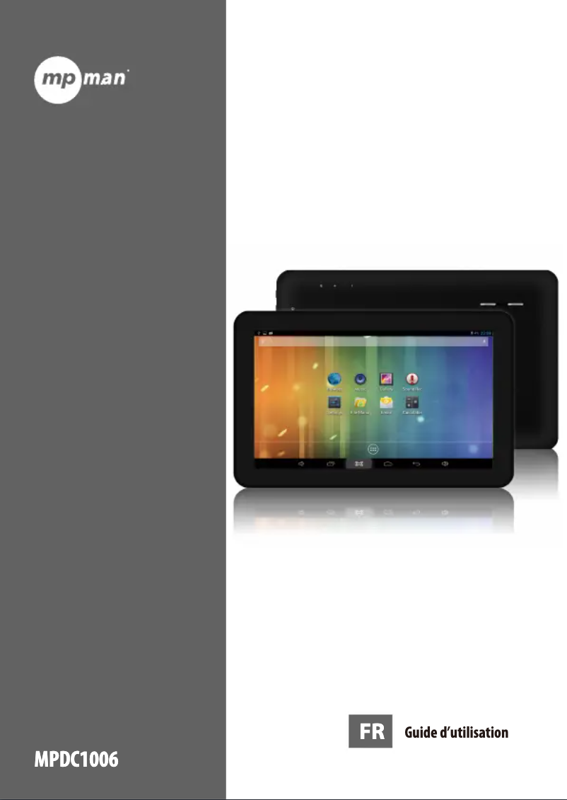 Image de la première page du manuel de l'appareil MPDC1006