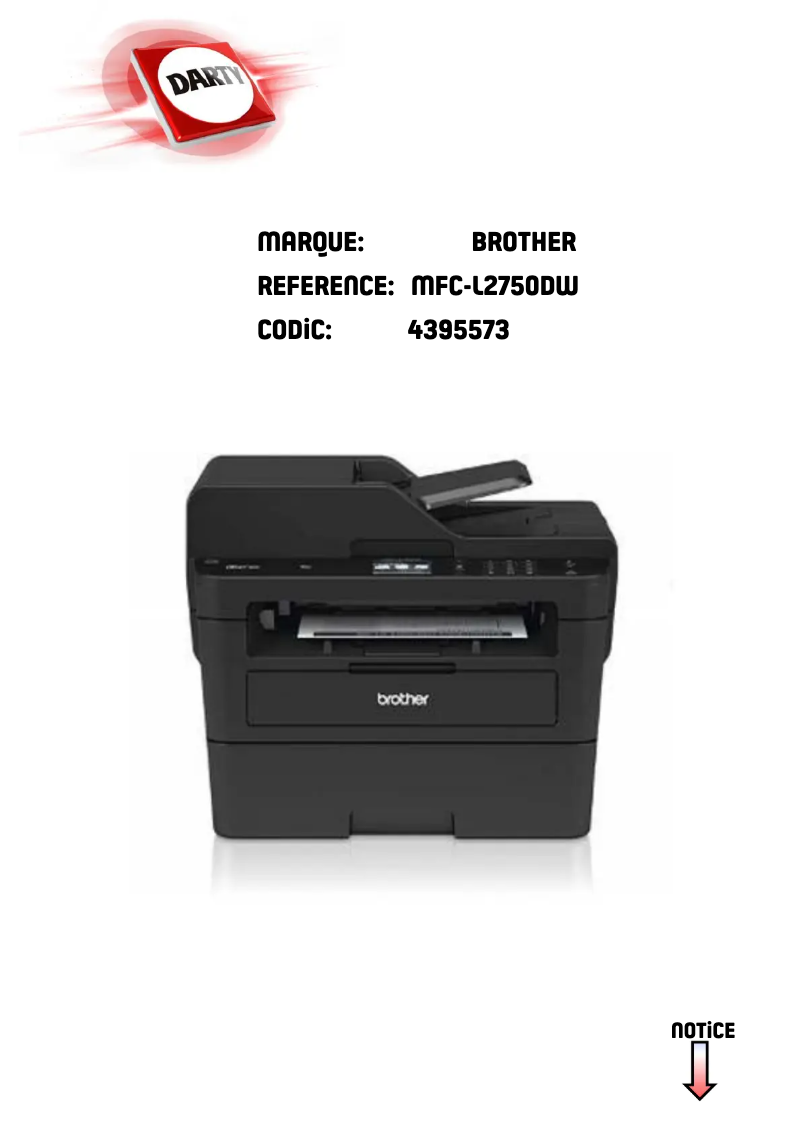Page n°1 - Manuel utilisateur Brother MFC-L2750DW