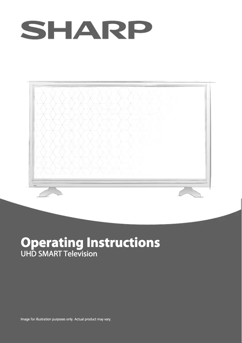 Page 1 de la notice Manuel utilisateur Sharp LC-60UI9362K