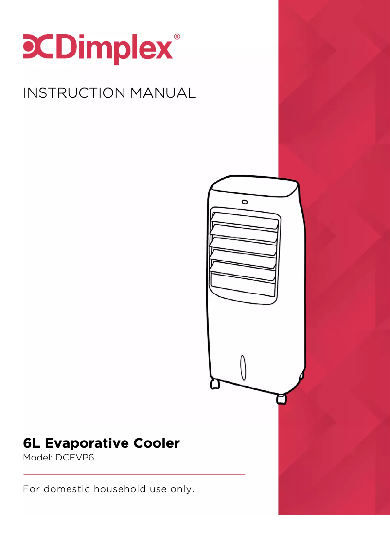 Image de la première page du manuel de l'appareil DCEVP6