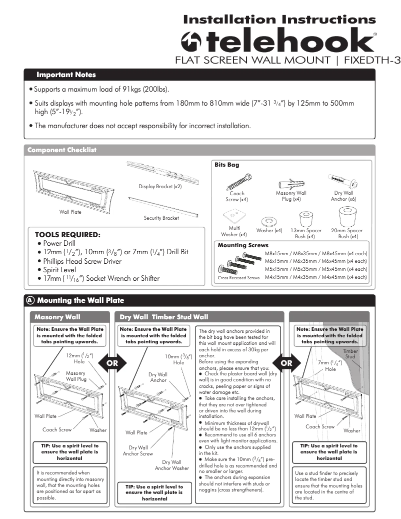 Página 1 del manual Manual de usuario Atdec TH-3070-UF-TAA