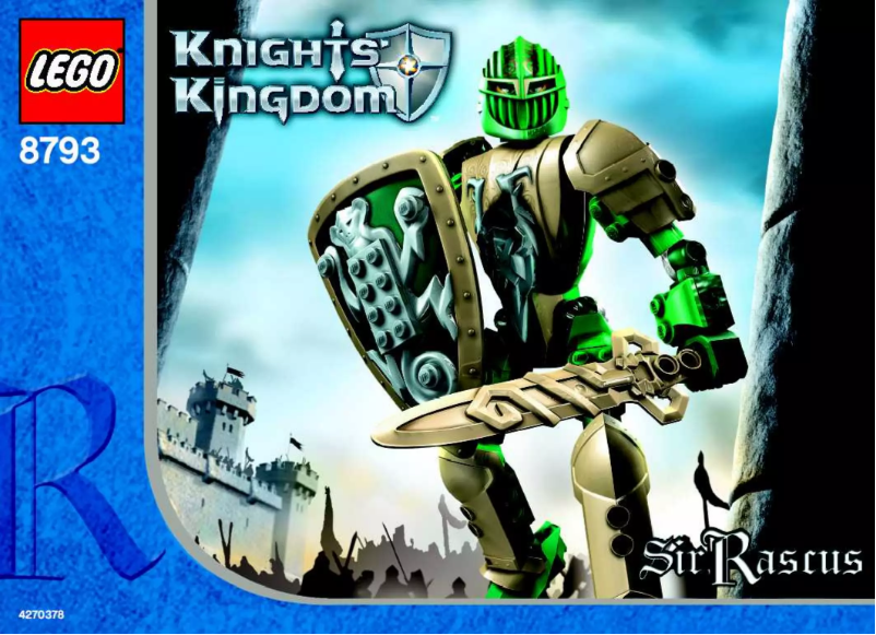 Page 1 de la notice Manuel utilisateur Lego Knights Kingdom 8793