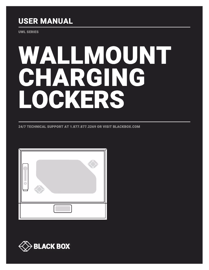 Page 1 de la notice Manuel utilisateur Black Box UWL-10PD