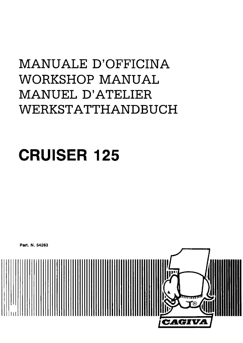 Image de la première page du manuel de l'appareil Cruiser 125 (1987)