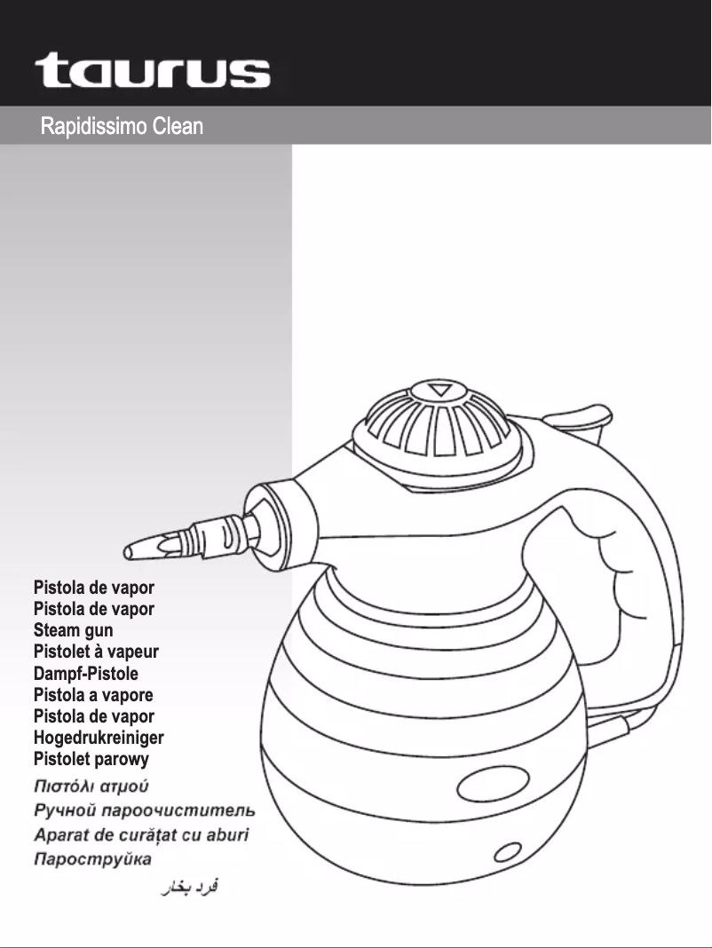 Page 1 de la notice Manuel utilisateur Taurus Rapidissimo Clean