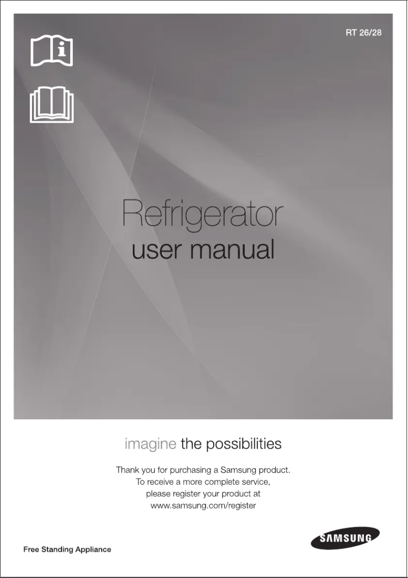 Image de la première page du manuel de l'appareil RT28H3000SE