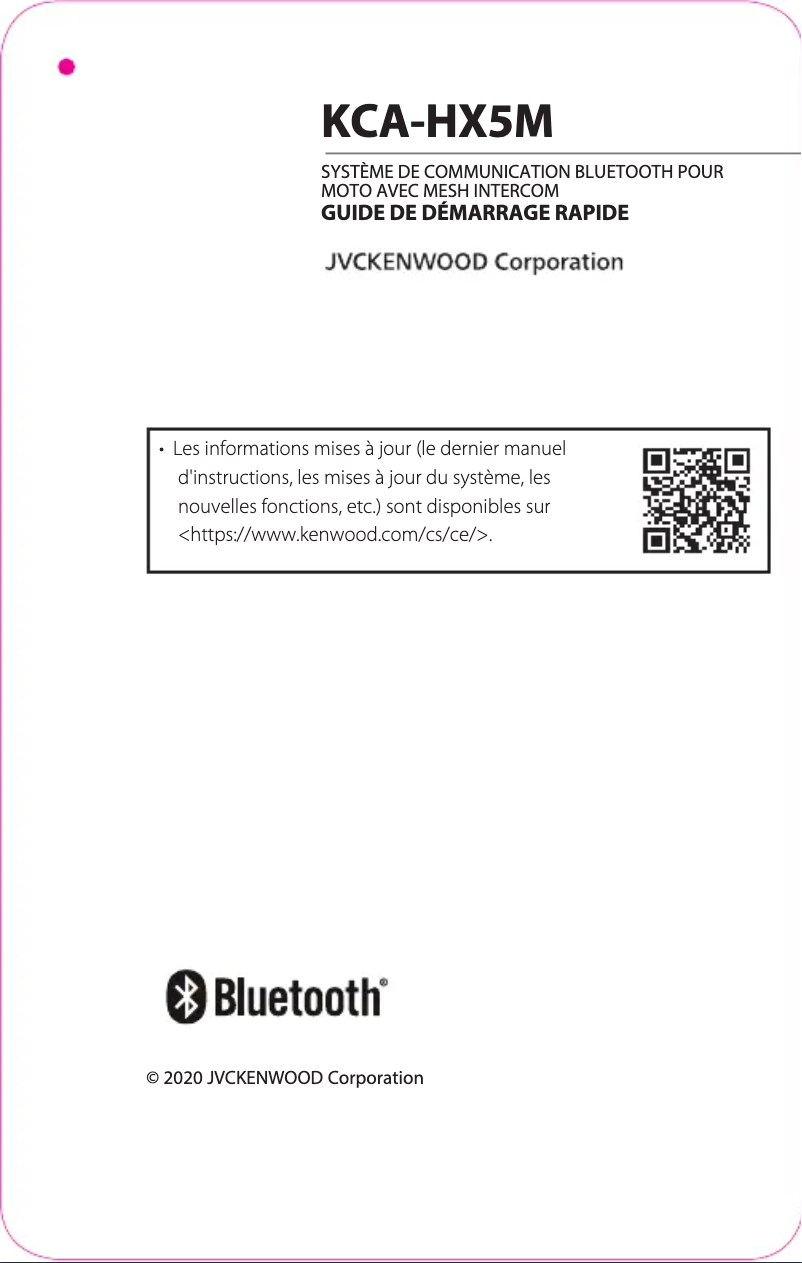 Imagen de la primera página del manual del dispositivo KCA-HX5M