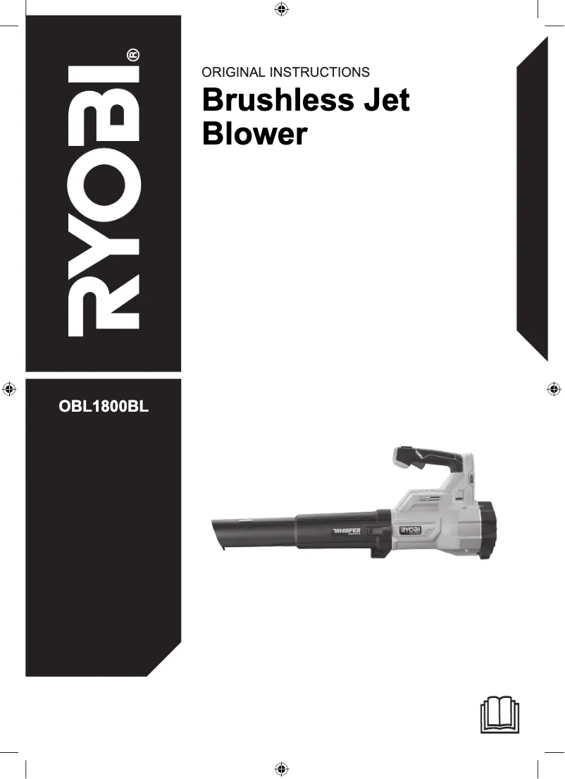 Page n°1 - Manuel utilisateur RYOBI 18V One+ OBL1800BL