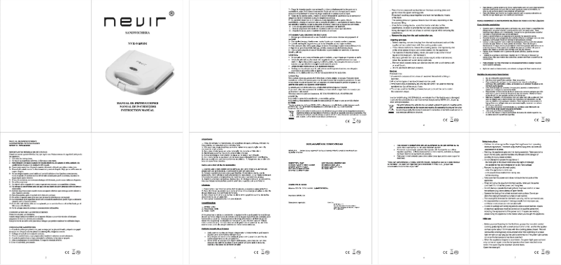 Image de la première page du manuel de l'appareil NVR-9469 SM