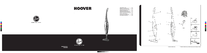 Page 1 of the manual User Manual Hoover DF70 DV11011