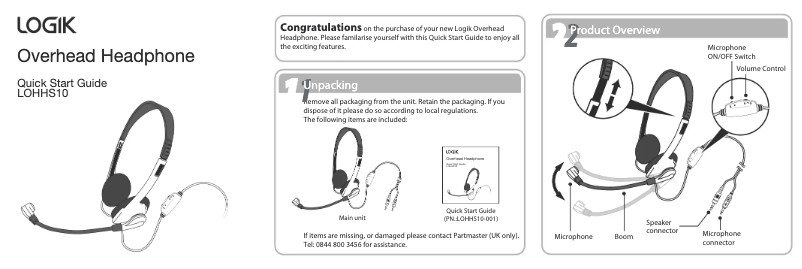 Image de la première page du manuel de l'appareil LOHHS10