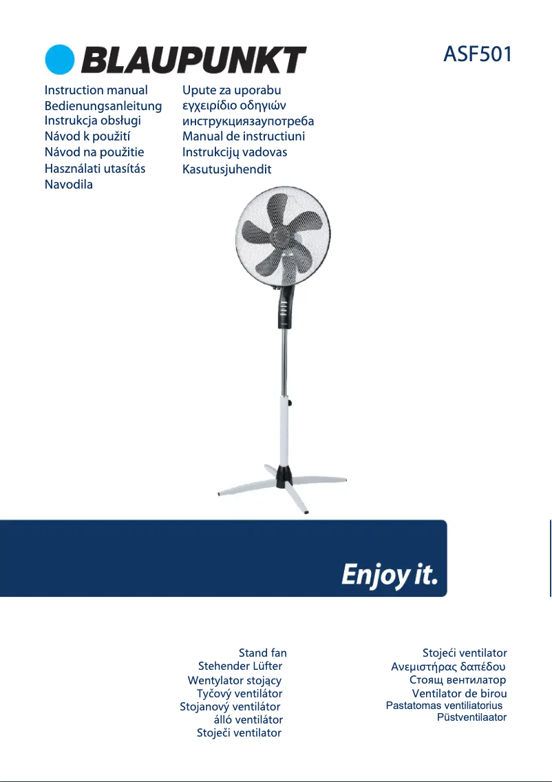 Page 1 de la notice Manuel utilisateur Blaupunkt ASF501
