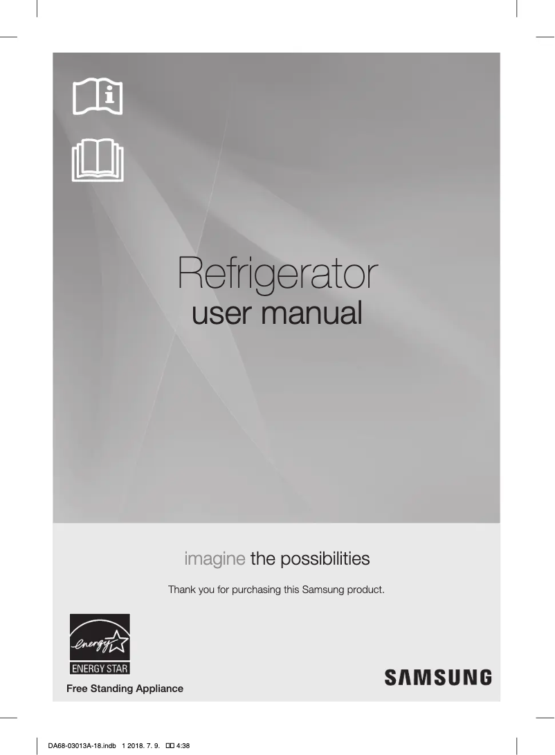 Page 1 de la notice Manuel utilisateur Samsung RF34H9950S4