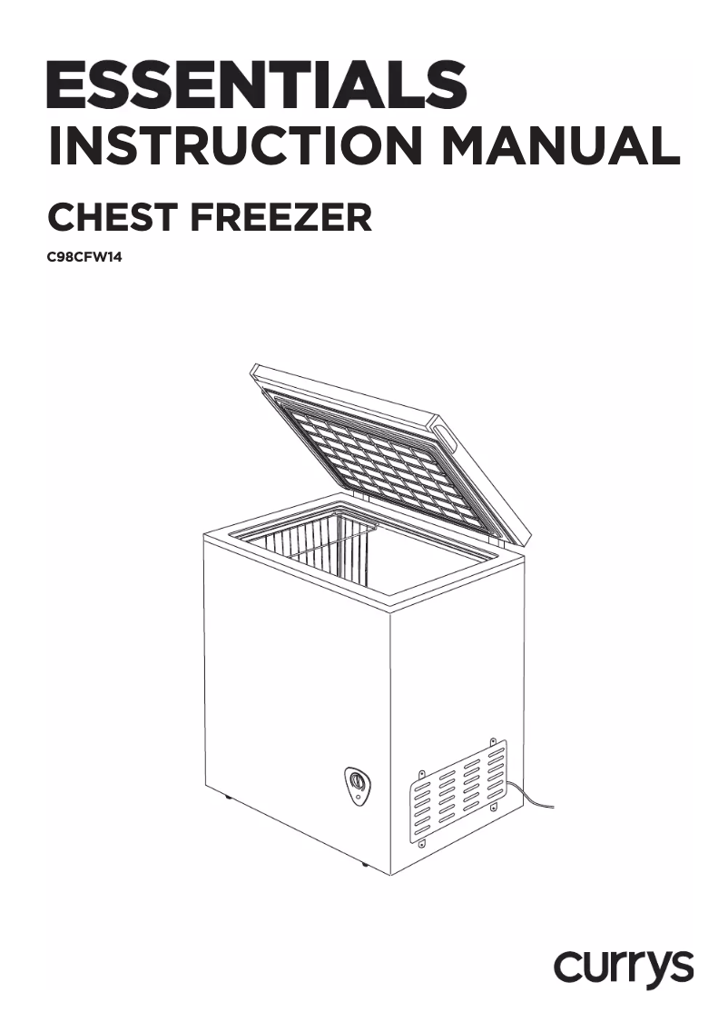 Page 1 de la notice Manuel utilisateur Currys Essentials C98CFW14