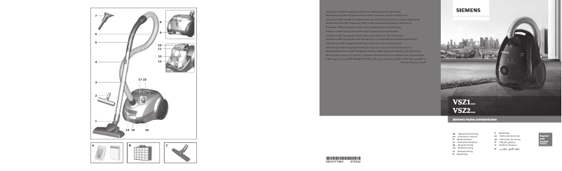 Página 1 del manual Manual de usuario Siemens VSZ1RK212