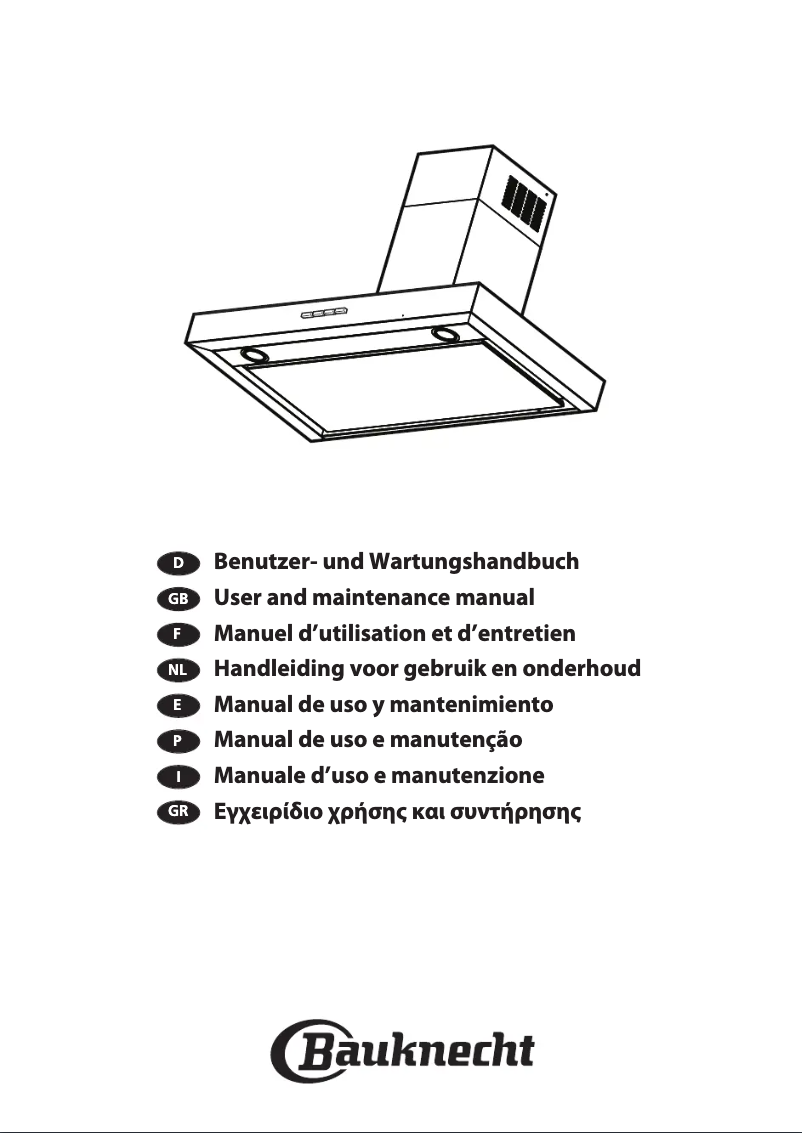 Page 1 de la notice Manuel utilisateur Bauknecht DBR 5890/01INPT