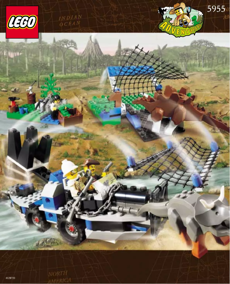 Page 1 de la notice Manuel utilisateur Lego Adventurers 5955