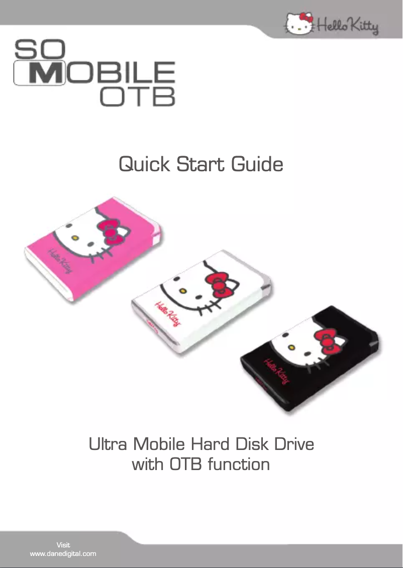 Page n°1 - Manuel utilisateur Dane-Elec Hello Kitty