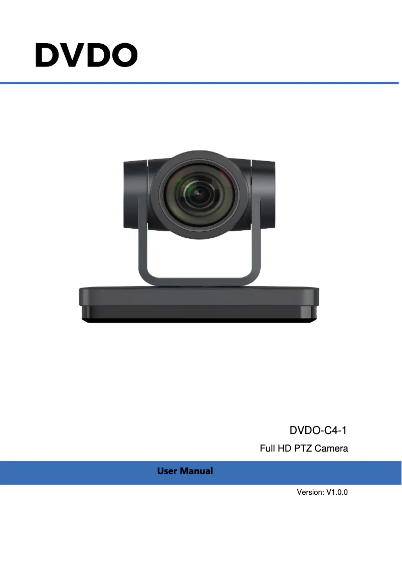 Page n°1 - Manuel utilisateur DVDO DVDO-C4-1-W