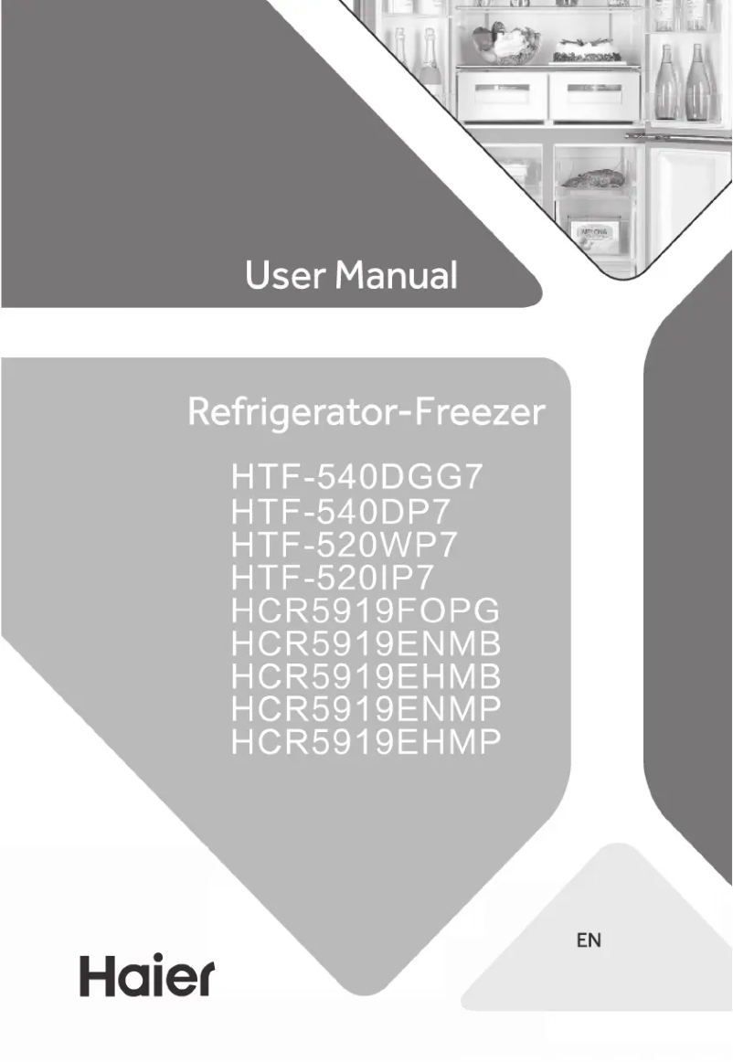 Page n°1 - Label énergétique Haier HTF-520IP7
