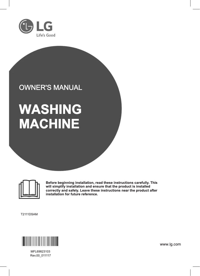 Page n°1 - Manuel utilisateur LG T2111DSAM