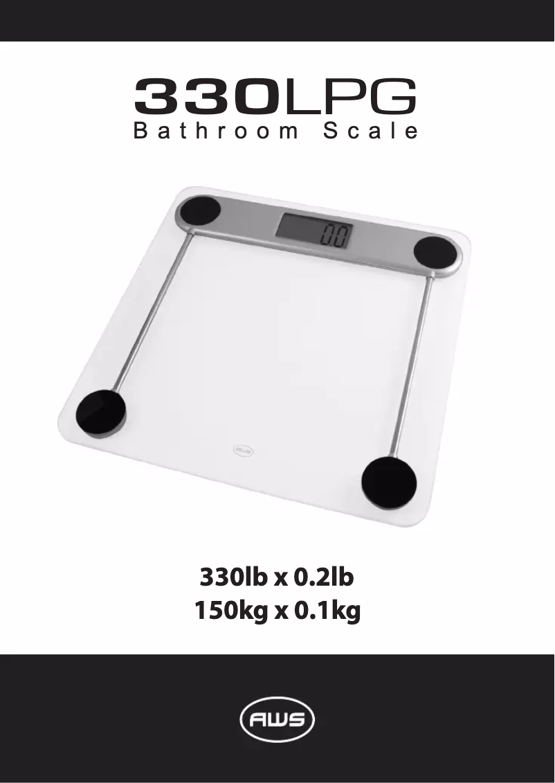 Page n°1 - Manuel utilisateur American Weigh Scales 330LPG