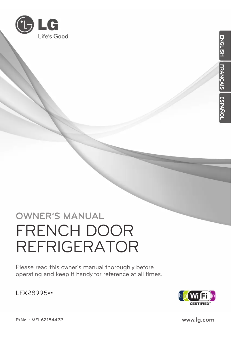 Image de la première page du manuel de l'appareil LFX28995ST