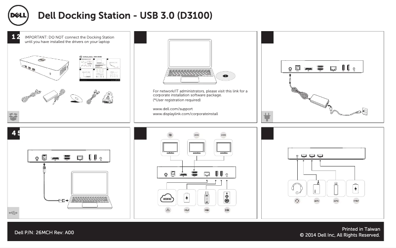 Page n°1 - Manuel utilisateur Dell D3100