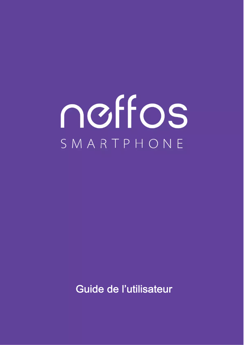 Page 1 de la notice Manuel utilisateur Neffos Y50