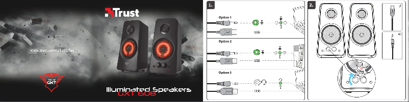 Image de la première page du manuel de l'appareil GXT 608