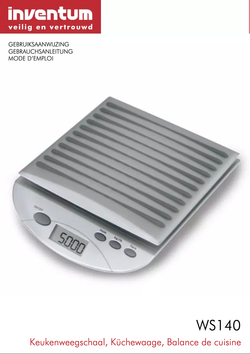 Image de la première page du manuel de l'appareil WS140