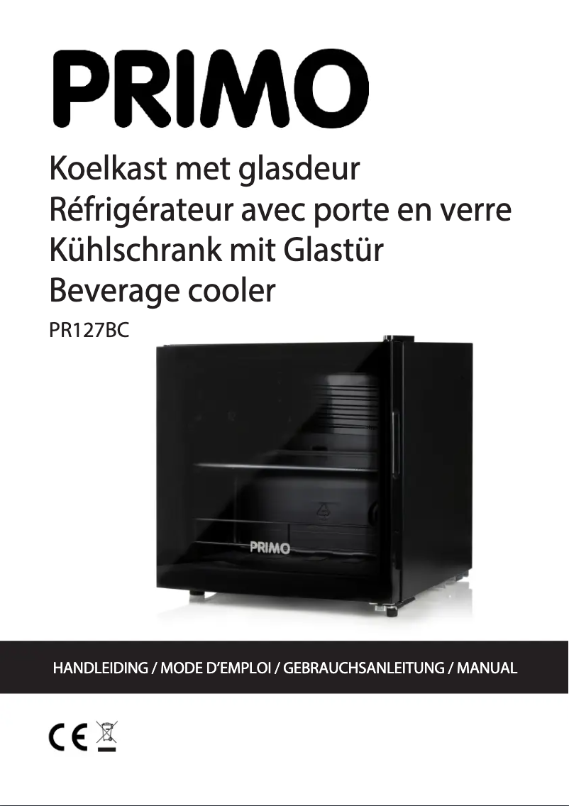 Image de la première page du manuel de l'appareil PR127BC
