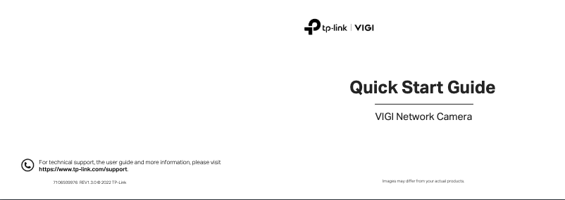 Page 1 de la notice Manuel utilisateur TP-Link VIGI C330