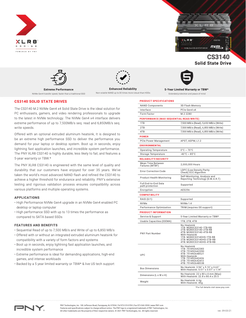 Imagen de la primera página del manual del dispositivo CS3140