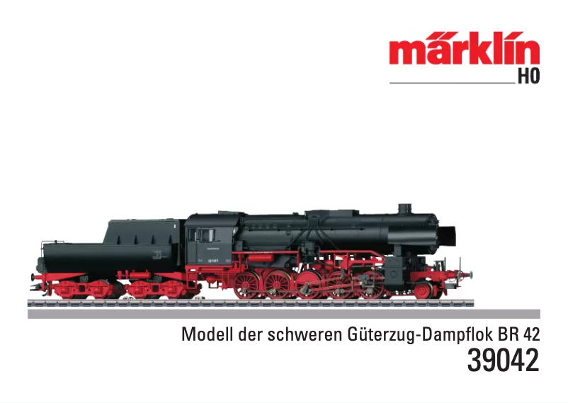 Page 1 de la notice Manuel utilisateur Märklin 39042