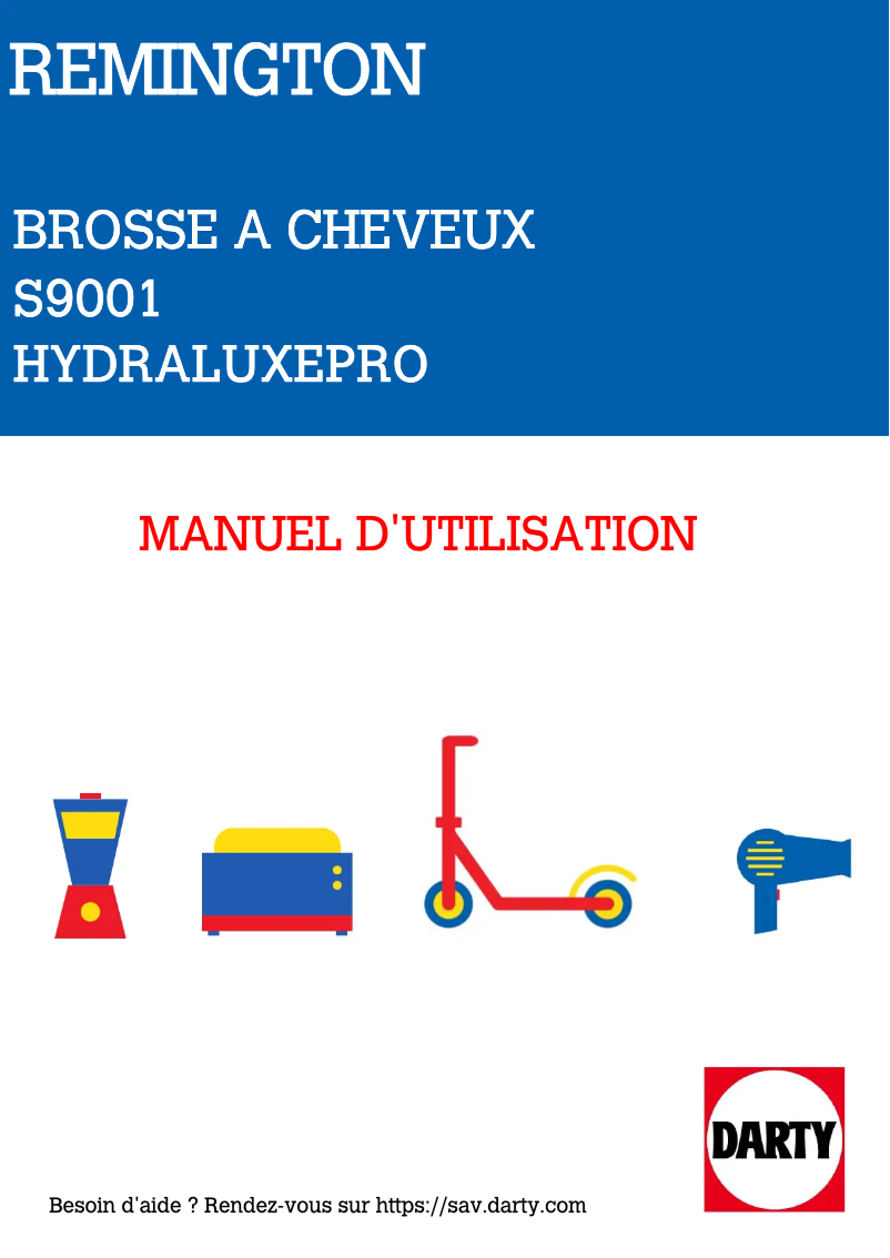 Page n°1 - Manuel utilisateur Remington Hydraluxe Pro EC9001
