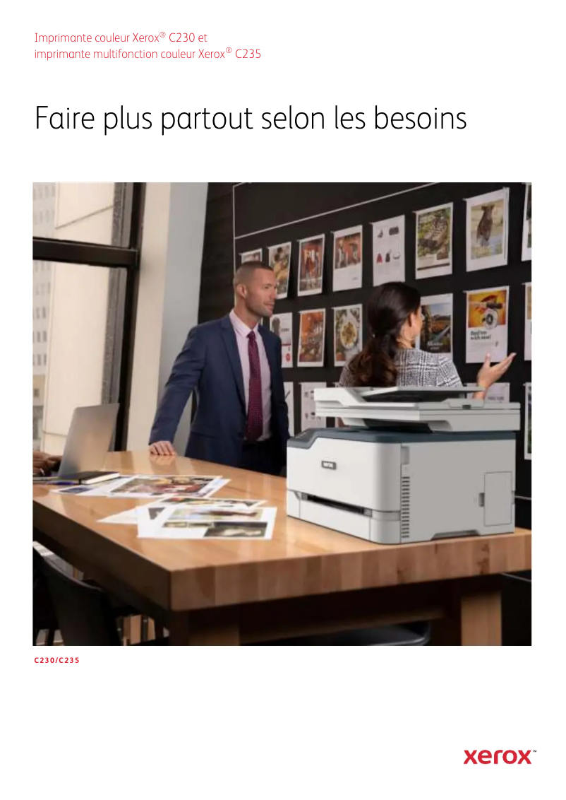 Image de la première page du manuel de l'appareil C235