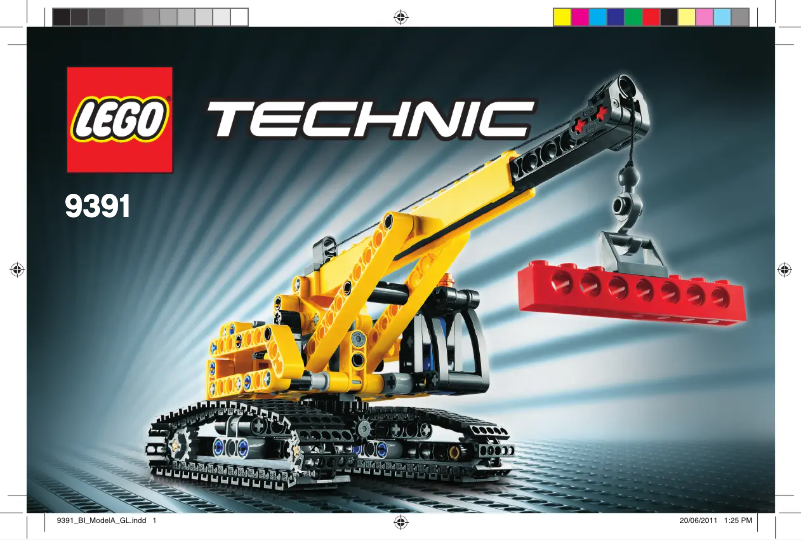 Page 1 de la notice Manuel utilisateur Lego Technic 9391