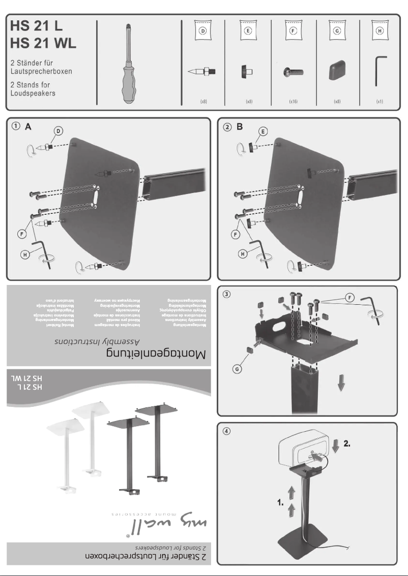 Image de la première page du manuel de l'appareil HS 21