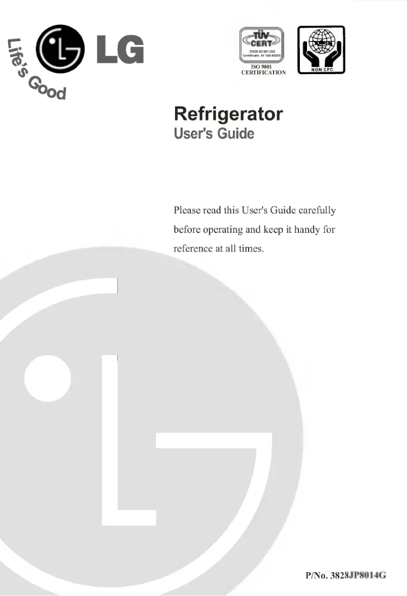 Page 1 de la notice Manuel utilisateur LG GN-U201CL