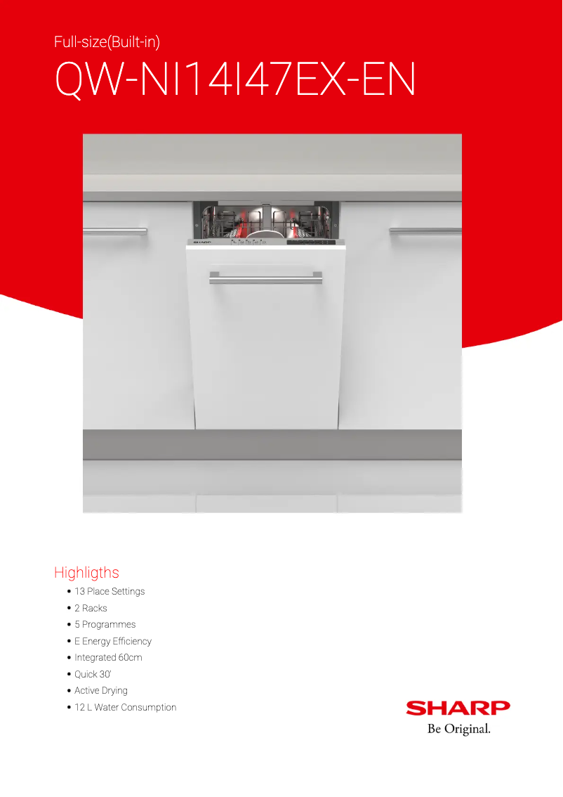 Image de la première page du manuel de l'appareil QW-NI14I47EX-EN