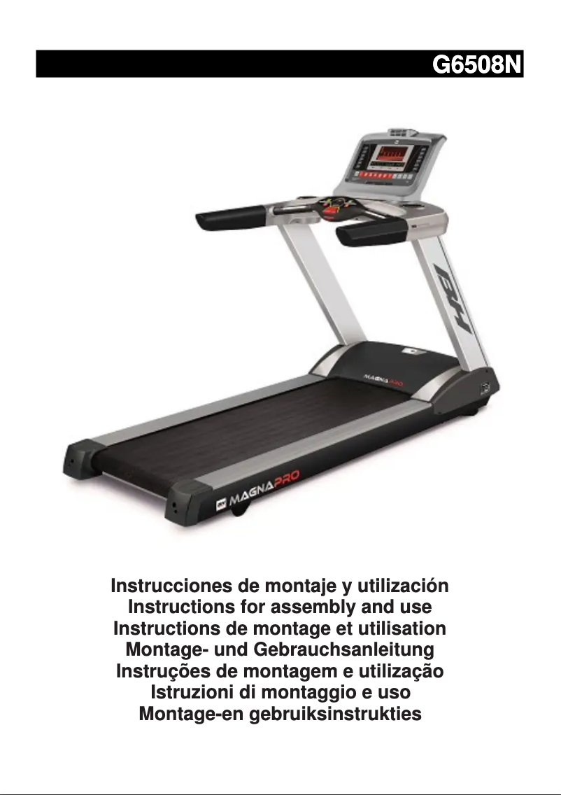 Page 1 of the manual User Manual BH Fitness Magna Pro