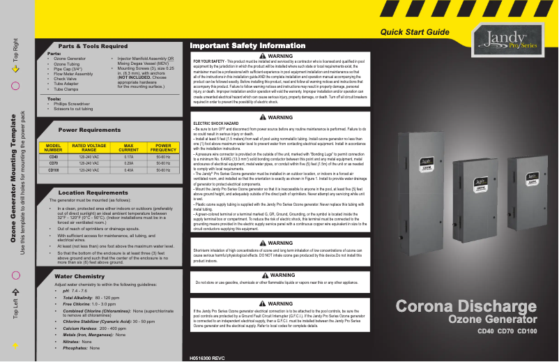 Imagen de la primera página del manual del dispositivo Ozone CD40