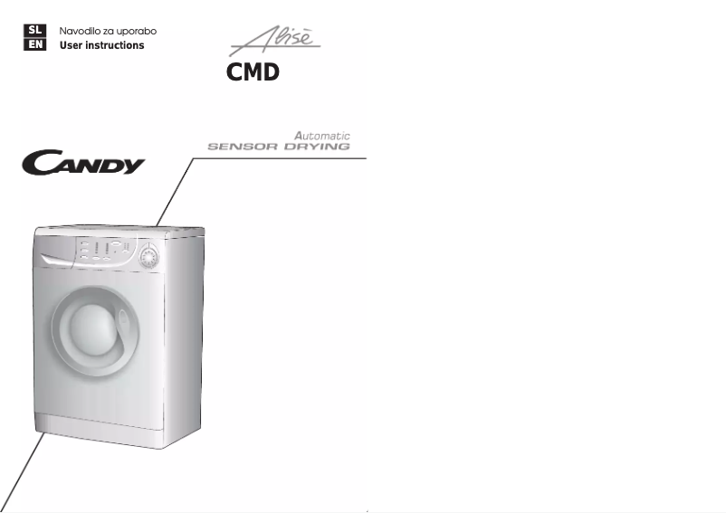 Page 1 de la notice Manuel utilisateur Candy CWD146