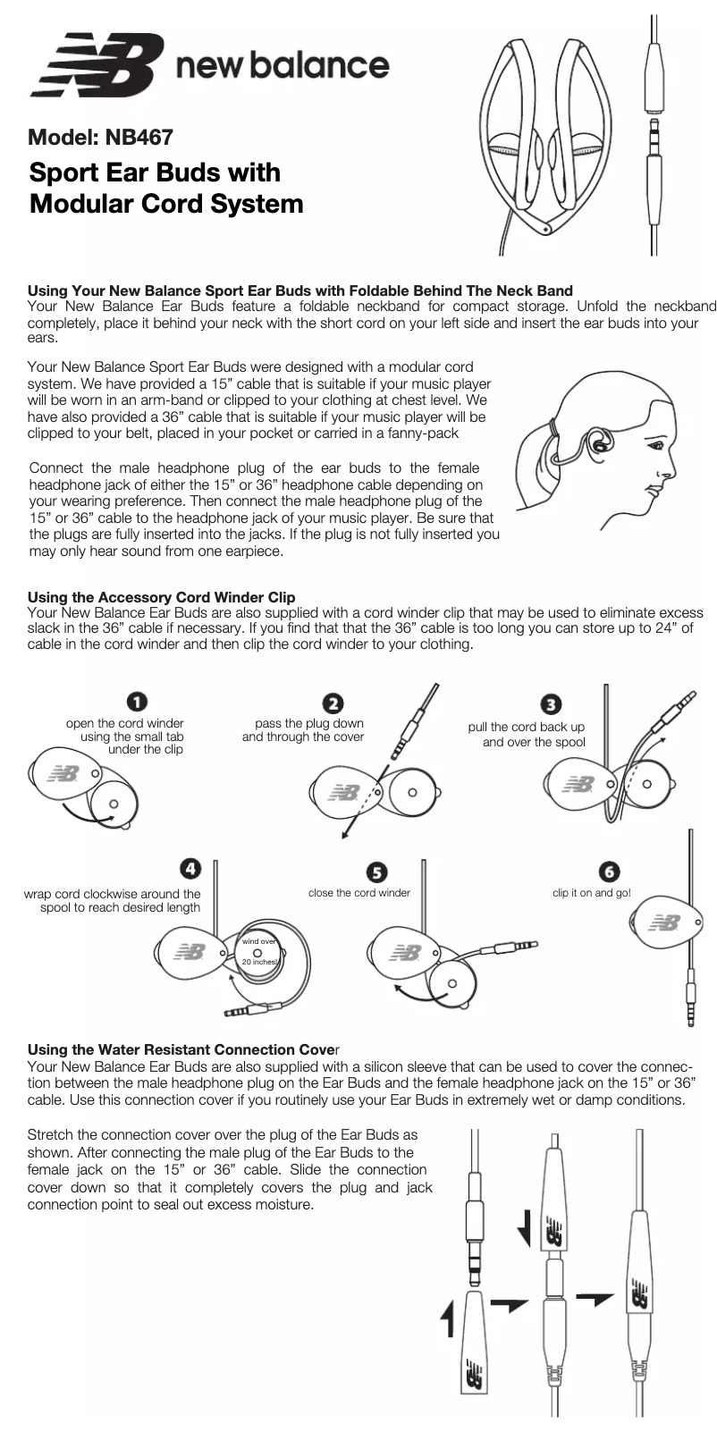 Image de la première page du manuel de l'appareil NB467